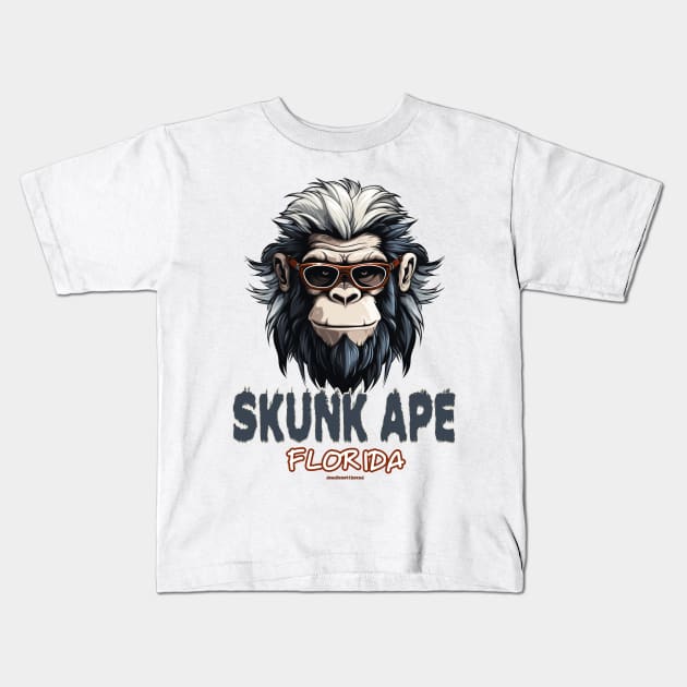 Florida Skunk Ape Kids T-Shirt by Dead Is Not The End